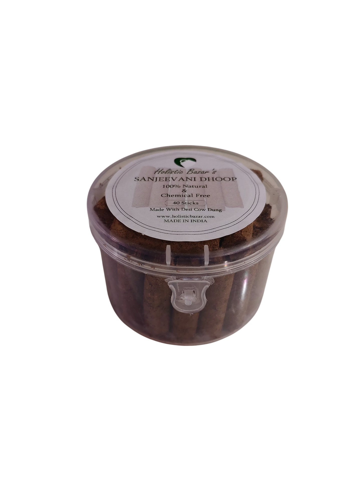 Sanjeevani Dhoop (Pack of 40 Sticks) | Made with Cow Dung | Pure Organic Dhoop